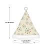 EniLsa Retro Modern Print,Christmas Santa Hats For Children 14.2x11 Inch Christmas Santa Hats Party Supplies view 3