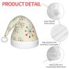 EniLsa Retro Modern Print,Christmas Santa Hats For Children 14.2x11 Inch Christmas Santa Hats Party Supplies view 4