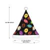 EniLsa Donut Print,Christmas Santa Hats For Children 14.2x11 Inch Christmas Santa Hats Party Supplies view 3