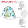 EniLsa Dinosaur Pattern Print,Christmas Santa Hats For Children 14.2x11 Inch Christmas Santa Hats Party Supplies view 4