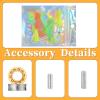 Yo Yo Bearing kit for Yo-Yo Bearing Replacement, 10 Ball & 8 Ball Unresponsive Yo Yo Bearing +12 Stainless Steel Axle Screws + Yo Yo Bearing Remover Tool + 6 Yo-Yo Strings + 4 Yellow Recycling Circle view 3