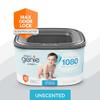 The Diaper Genie Jumbo+ Square Refill, with continuous film, can hold up to 1080 newborn-sized diapers per refill. view 2