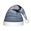 Killer Whales Swim Along Print Christmas Hat, Santa Hat For Kids,Xmas Hat,Unisex Velvet Classic Toddler Santa Claus Hat view 1