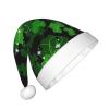 EniLsa St Patricks Day Leaves Print,Christmas Santa Hats For Children 14.2x11 Inch Christmas Santa Hats Party Supplies view 2