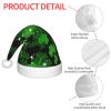 EniLsa St Patricks Day Leaves Print,Christmas Santa Hats For Children 14.2x11 Inch Christmas Santa Hats Party Supplies view 4