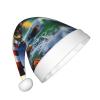 Lighthouse Diamond Painting Print Christmas Hat, Santa Hat For Kids,Xmas Hat,Unisex Velvet Classic Toddler Santa Claus Hat view 2