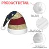 EniLsa American Flag Print,Christmas Santa Hats For Children 14.2x11 Inch Christmas Santa Hats Party Supplies view 4