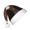 Animal Cow Print,Christmas Santa Hats For Children 14.2x11 Inch Christmas Santa Hats Party Supplies view 2