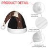Animal Cow Print,Christmas Santa Hats For Children 14.2x11 Inch Christmas Santa Hats Party Supplies view 4