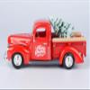 1940 Pickup Truck Red Merry Christmas with Tree Accessory 1/24 Diecast Model Car by Motormax 73234RBIXMT view 1