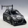 Peugeot 208 T16 Pikes Peak Presentation Car Black 1/18 Model Car by Autoart 81353 view 1