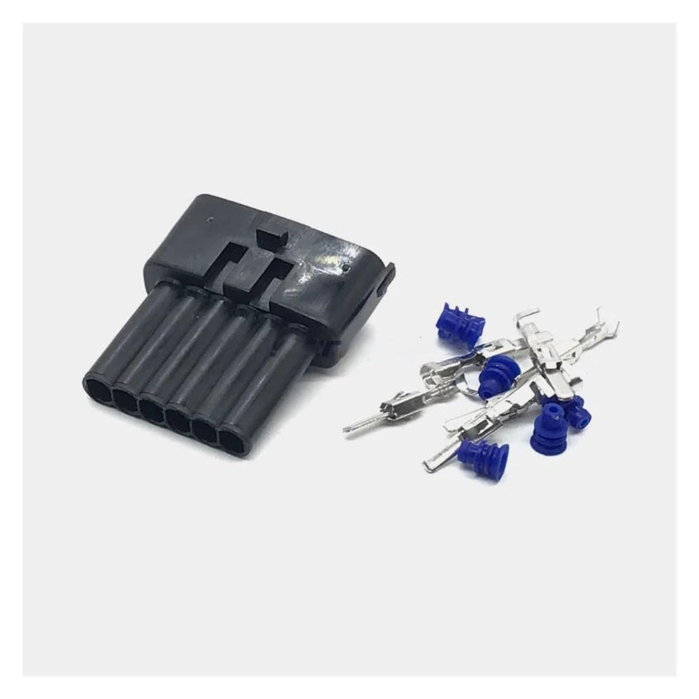 Milkweed Multi-Purpose 6 Pin Gas Accelerator Pedal Connector Waterproof Connectors Fit Compatible F/a-t A-FA H-hu-d-i K;i/a Sm-at Male Part of 1928403740 Fit Compatible B-SCH (Size : 20 Sets)