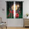 FBMLBRB Brebasf Cool Casino Game Perforated Window Treatments,Poker Tournament Roulette Colorful Chips Poker Cards Print Curtain Suitable for Bedroom,Living Room,Kitchen-2 Panels 72" L x 31.5" W view 4