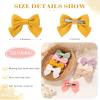 40PCS 2.8" Baby Girls Hair Bows Alligator Clips Woolen Hair Barrettes + 20pcs Baby Hair Clips Girls Bows 2" Mini Alligator Clip Toddler Pigtail Bow Fine Hair Clip view 4