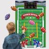 Hooqict Pin The Football on The Goalpost Football Party Games for Kids Game Day Boys Sports Theme Birthday Party Decorations, Large Poster With 36 Rugby Stickers view 4