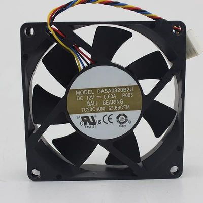 8CM 8020 12V 0.60A DASA0820B2U 8020mm Cooling Fan
