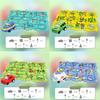 Christmas Stocking Stuffer 4 Sets 4in1 Puzzle Racer Kids Car Track Set,4 Theme Puzzle Racer Car Track Set Puzzle Track Car Play Set Puzzle Raceway Car Track Preschool Gifts for Kids Birthday Gift view 3