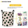 Foruidea Abstract Polka Dot Pattern Laundry Basket,Laundry Hamper,Collapsible Storage Bin, Oxford Fabric Clothes Baskets,Nursery Hamper For Home,Office,Dorm,Gift Basket view 3