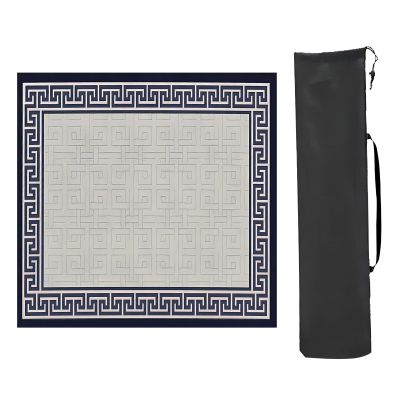 BSapp Mahjong Mat with Storage Bag, Square Anti Slip and Noise Reduction Mahjong Mat, for Mahjong Poker Card Games (Color : Style 5, Size : 70x70cm (27.55x27.55in))