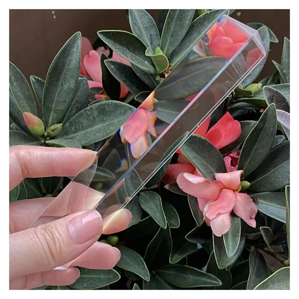 Artsim Prisms & Kaleidoscopes Optical Prism for Photography Refracted Light Teaching Triangular Prism 18cm/15cm/10cm/5cm Experiment Tool Science Classroom Optics Kits (Color : 3x3x3x5cm)