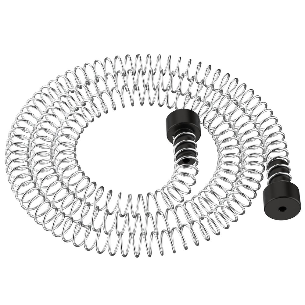 Fologtoo Zipline Spring Brake, 6.5ft Extra Long Heavy Duty Stainless Steel Zipline Brake Stopper, Zip Line Kit for Backyard Zipline Spring for 3/16 1/4 5/16 3/8 inch Cable