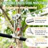 Fologtoo Zip Lines for Kids and Adults Outdoor Up to 500 Lbs, 304 Stainless Steel 180FT Zipline Kits for Backyard with Thickened 1/4" Wire Rope, Removable Pulley, Outdoor Playground Equipment view 3