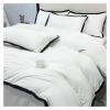 ADovz Simple Solid Colour Bedding Set Bedroom Dormitory Duvet Cover Pillowcase Sheet Set,Bed Sheets view 4