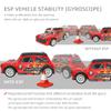 QIYHBVR Brushless RC Cars 70km/h 4WD High Speed Remote Control Car for Adults All Terrain Rally Truck 2.4GHZ Hobby Grade Vehicles with 4PCS Replacement Tires Adjustable Car Lights view 4