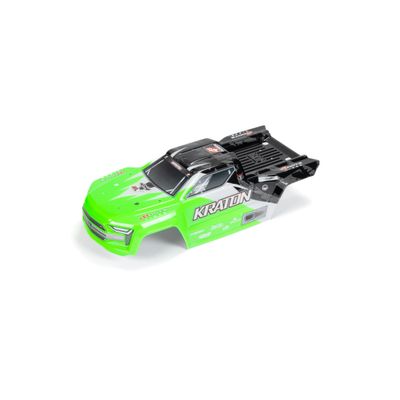 ARRMA Kraton 4x4 BLX Painted Decaled Trimmed Body (Green/Black), ARA402359