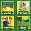 John Deere Kids Workbench, Power Tools Workshop, Build Your Own Toy Tool Box with 39 Realistic Toy Tools and Accessories, 5+ view 2