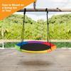 40'' Flying Saucer Tree Swing Indoor Outdoor Play Set Swing for Kids Colorful view 2