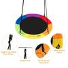 40'' Flying Saucer Tree Swing Indoor Outdoor Play Set Swing for Kids Colorful view 3