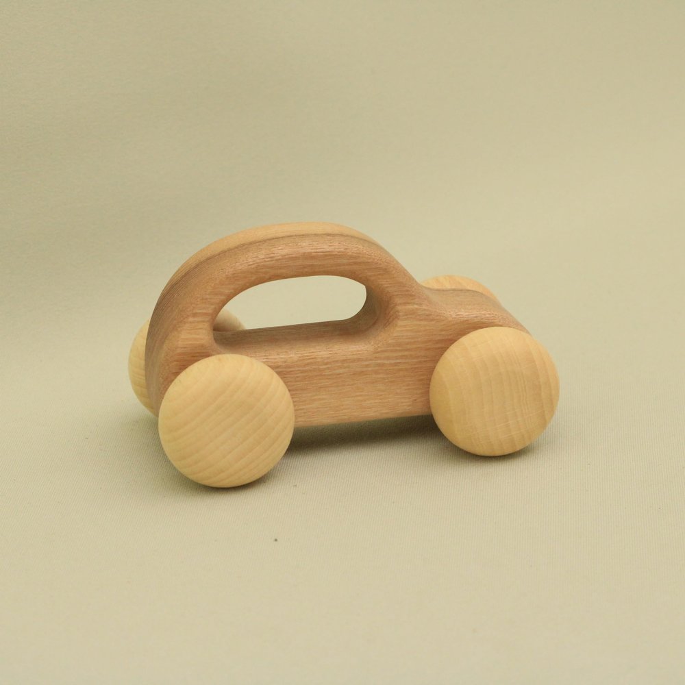 Free Shipping Natural Smiley Car, DC04 : Eco-Friendly Gift with Montessori and Waldorf Educational Influence Lotes Toys Baby Gift