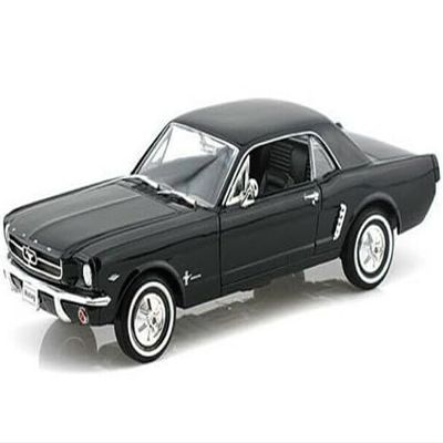 1964 1/2 Coupe Hard Top Black 1/24 Diecast Model Car by Welly 22451bk