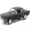 1964 1/2 Coupe Hard Top Black 1/24 Diecast Model Car by Welly 22451bk view 1