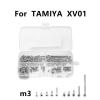 103pcs RC Car Screw Kit Screws Assortment Set Hardware Fasteners Compatible for Tamiya XV01 1/10 RC Car Upgrade M3 Stainless Steel Hexagon Socket Screw view 2