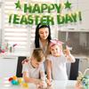 175Pcs DIY Custom Letter Banner Glitter Customizable Banner Kit DIY Happy Birthday Letters 0-9 Numbers Light Rope Personalized Banners Baby Shower Birthday Party Decorations Supplies(Dazzling Green) view 4