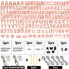 175Pcs Glitter Customizable Banner Kit DIY Custom Letter Banners DIY Happy Birthday Letters 0-9 Numbers Personalized Banner Decor For Wedding Birthday Party Decorations Supplies(Shiny Rose Gold)) view 2