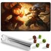 YVBHCGGGF for MTG Playmat, Game Mat 24 x 14 inches for MTG DTCG CCG RPG Trading Card Inked Game Playmats Mousepad Desk Mats Smooth Rubber Surface Battle with 6 Dice - 100 view 1