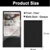 120Pack Card Sleeves for Trading Cards, Matte Card Sleeves Deck Card Protectors, Standard Perfect Shuffling, Baseball Card,Sports Cards,Game Card, 66x91mm, Purple view 2