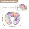 Goronwyfloyd Colorful Pattern and Flower Nursing Pillow Cover for Baby Boy Girl Slipcover for Breastfeeding Pillows, Soft and Stretchy Safely Breastfeeding Pillow Cover view 4