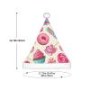 EniLsa Sweet Lollipop Cupcake Print,Christmas Santa Hats For Children 14.2x11 Inch Christmas Santa Hats Party Supplies view 3
