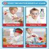 Lehoo Castle Doctor Kit for Toddlers 3-5, Kids Doctors Play Set, Pretend Play with Doctor Costume Toy Stethoscope Medical Kits for Girls Boys 3 4 5 view 3