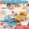 Lehoo Castle Doctor Kit for Toddlers 3-5, Kids Doctors Play Set, Pretend Play with Doctor Costume Toy Stethoscope Medical Kits for Girls Boys 3 4 5 view 4