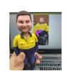 Custom Bobbleheads Figurine Businessman, Businessman Suit Custom Bobble Head, Bobble Head Figures Handmade Personalized Sculpture Gift for Men,Colleague,Boss (1) view 2