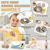 Lehoo Castle Play Food Set for Kids Kitchen, Play Kitchen Accessories Wooden, Kids Baking Set for Boys, Toys Cupcakes and Cookie Maker, Preschool Cooking Toys for Toddlers Boys Girls Ages 3+ view 2