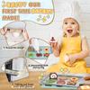 Lehoo Castle Play Food Set for Kids Kitchen, Play Kitchen Accessories Wooden, Kids Baking Set for Boys, Toys Cupcakes and Cookie Maker, Preschool Cooking Toys for Toddlers Boys Girls Ages 3+ view 3