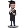 Custom Bobbleheads, Personalized Male Graduate | Fully Customizable Bobbleheads for Graduation | Personalized Bobbleheads Best Graduation Gift for Friend/Teacher/Student view 1