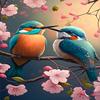 1000 Pieces Puzzle for Adults Happy Flowers and Birds - Safe Wooden, Hi-Definition Printing Beautiful Drawings, Spend The Winter Vacation and Beautiful Christmas, Elevate Yourself Gift Decor view 1