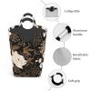 Flowers Laundry Basket Organizer Nursery Storage Baskets Box Collapsible Laundry Hamper with Handles for Closets Organizer Toys Bedroom view 4